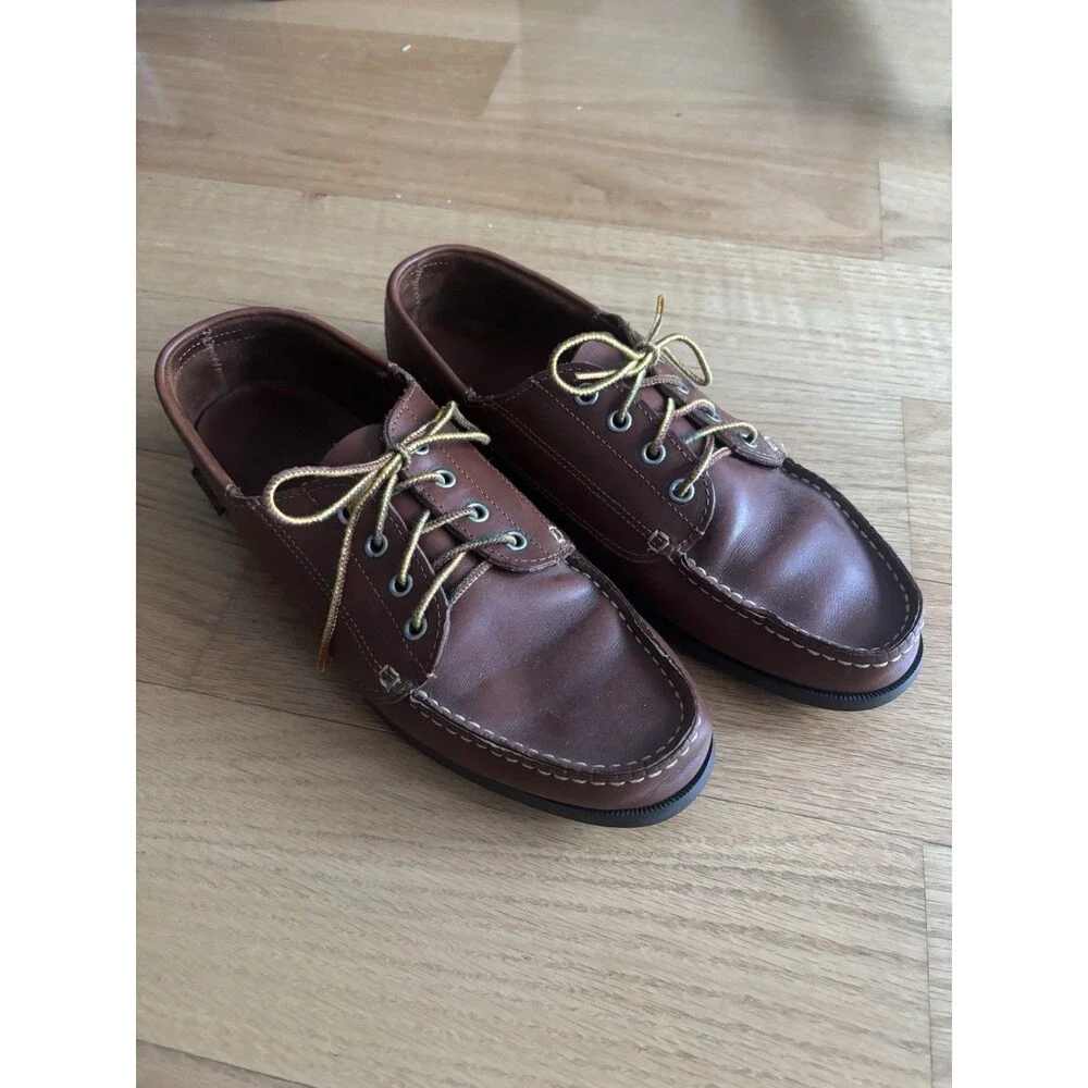 Bass Three Eyelet Camp Moccasin Shoe Size 11.5